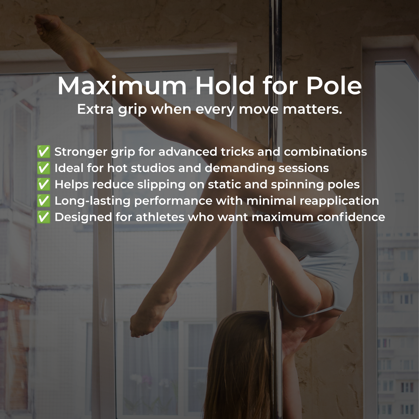 iTac2 Pole Fitness Grip Extra Strength | Chalk-free Grip Aid | Canada