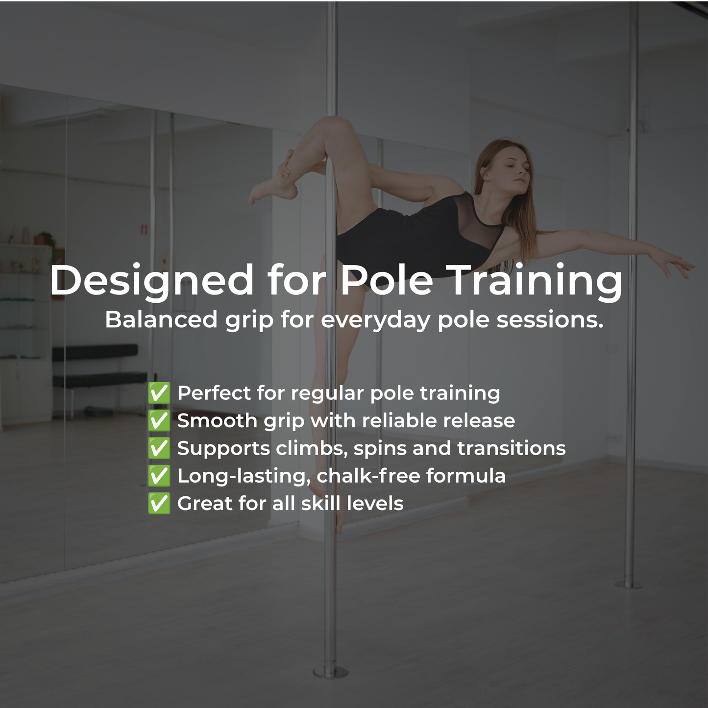 iTac2 Pole Fitness Grip Regular Strength | Chalk-free Grip Aid | Canada